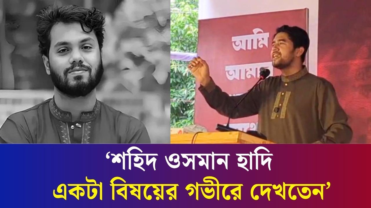 শহিদ ওসমান হাদি একটা বিষয়ের গভীরে দেখতেন : সিবগাতুল্লাহ